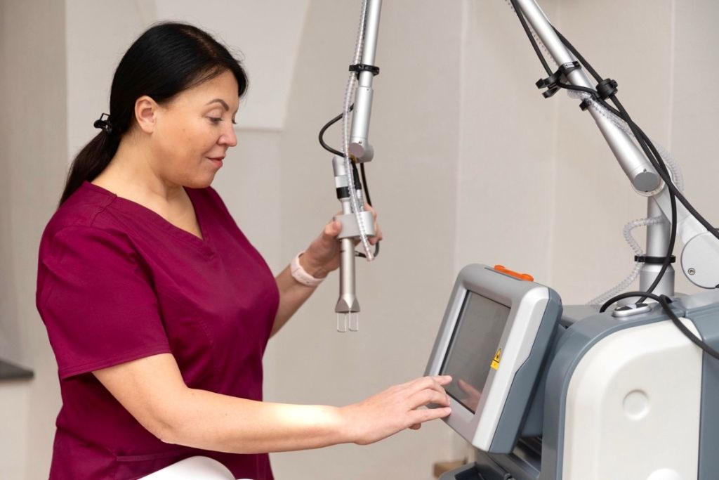 Assoc. Prof. D. Bartkeviciene, Obstetrician Gynaecologist, at the MonaLisa Touch laser